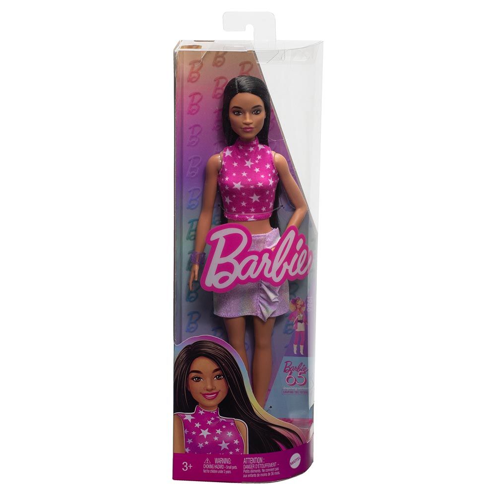 Barbie - Fashionistas Doll - Rock Pink And Metallic