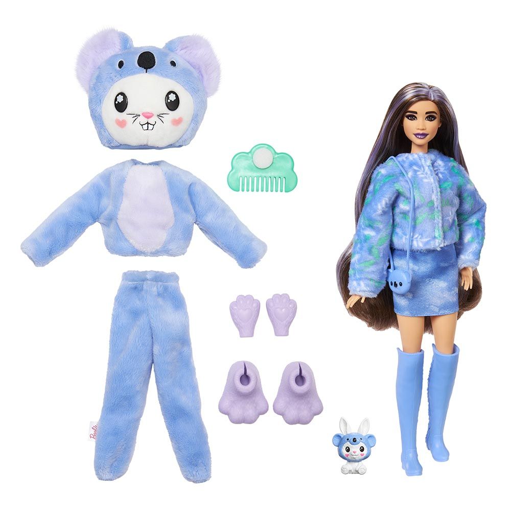 Barbie - ️ Cutie Reveal Costume Cuties Series - Bunny In Koala