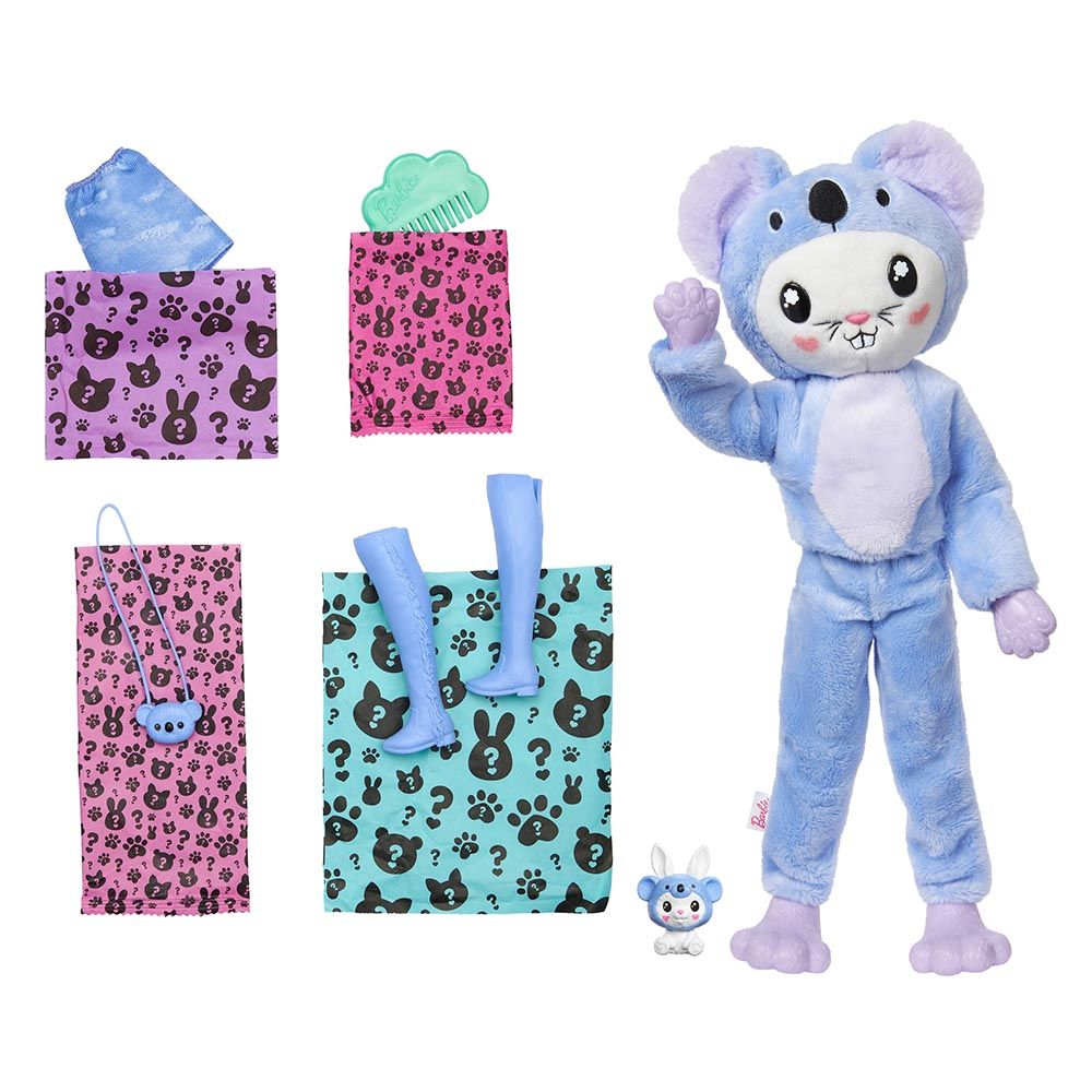 Barbie - ️ Cutie Reveal Costume Cuties Series - Bunny In Koala