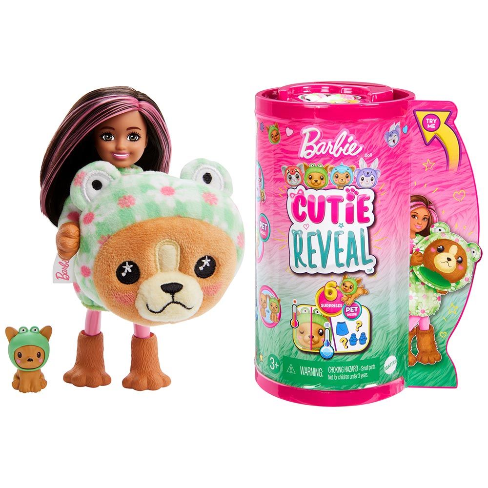 Barbie - Chelsea Cutie Reveal Costume Cuties Series - Dog In Frog