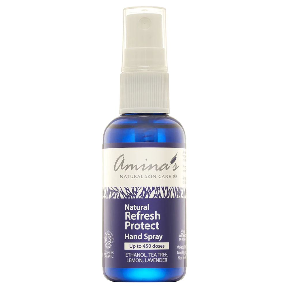 Amina's Natural Skin Care - Organic Refresh And Protect Hand Spray