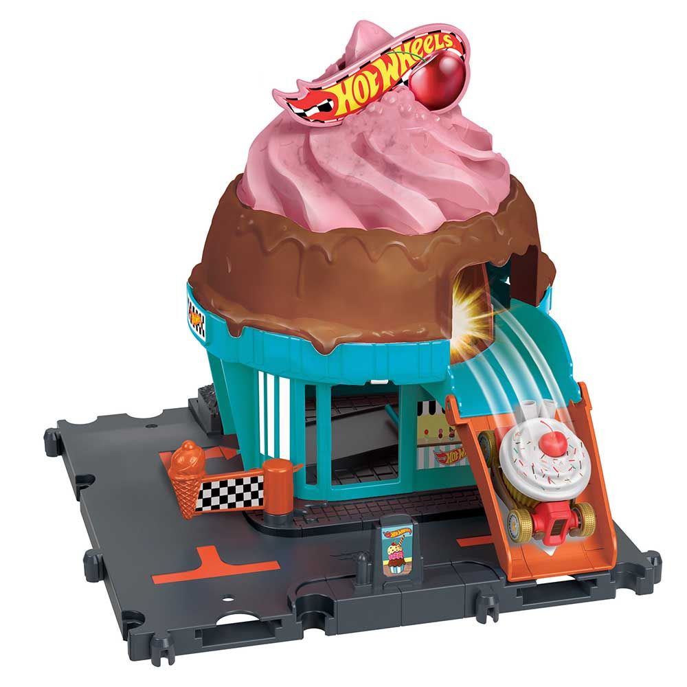 Hot Wheels - City Downtown Ice Cream Shop​ Playset