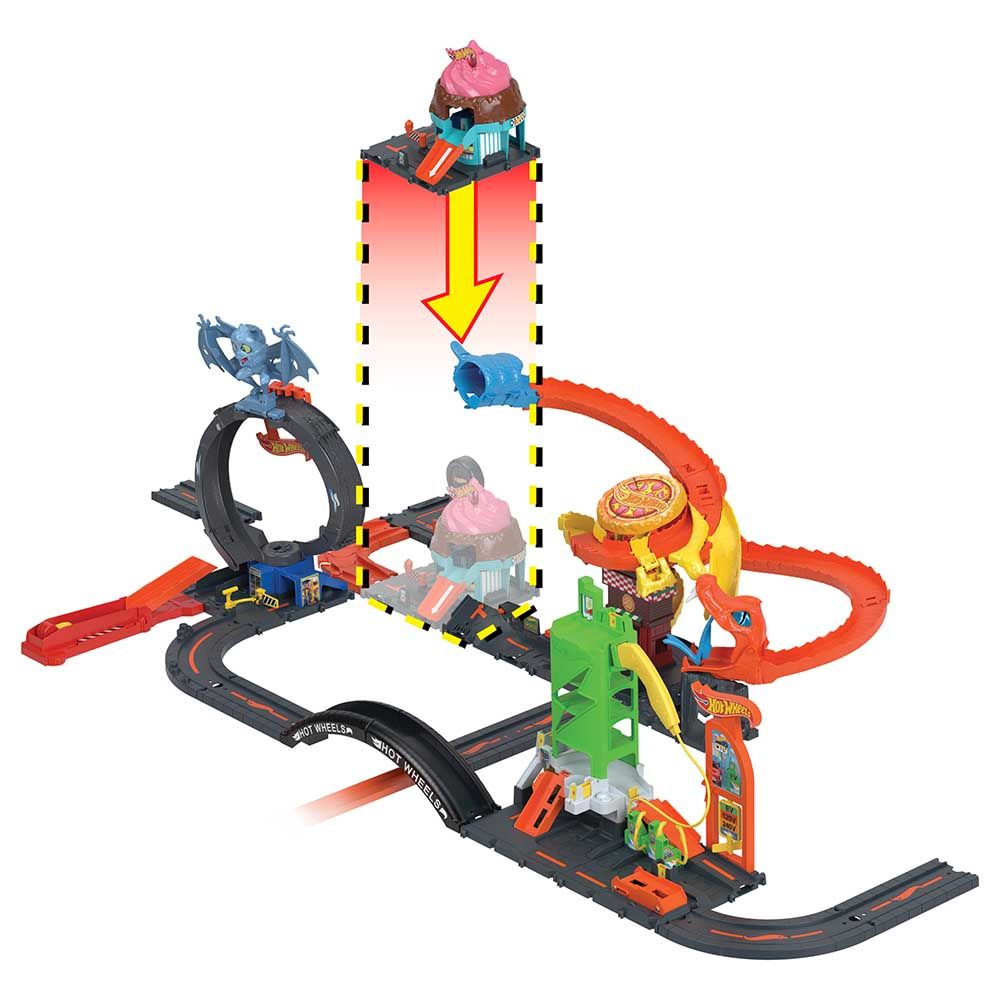 Hot Wheels - City Downtown Ice Cream Shop​ Playset