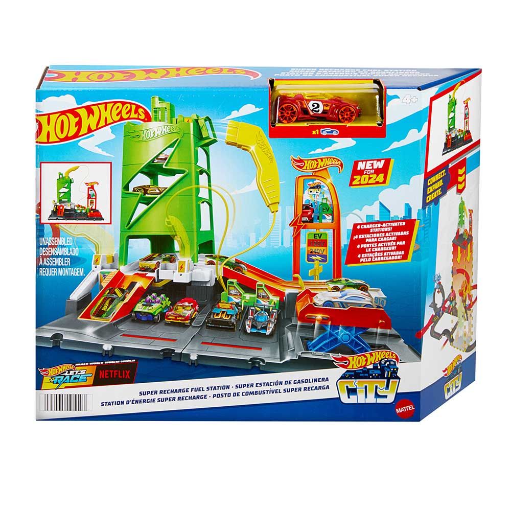 Hot Wheels - City Super Fuel Station Playset