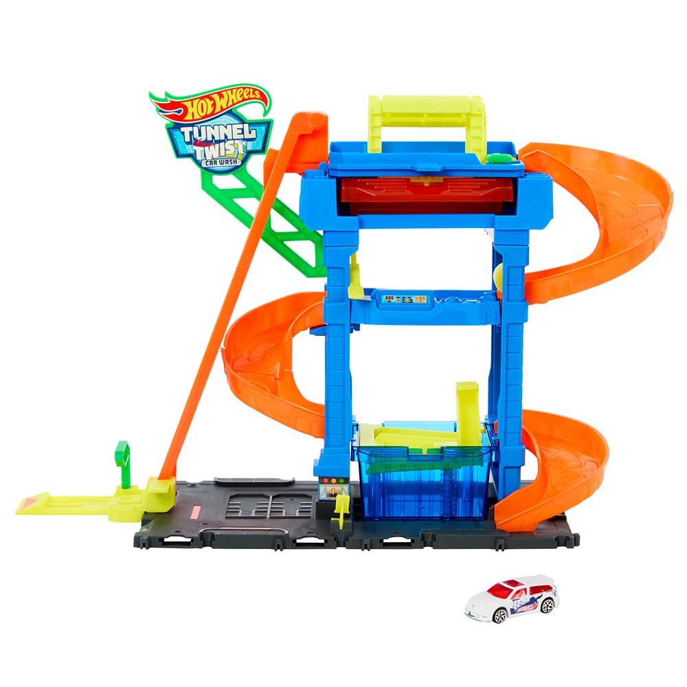 Hot Wheels - City Ecl Car Wash Playset