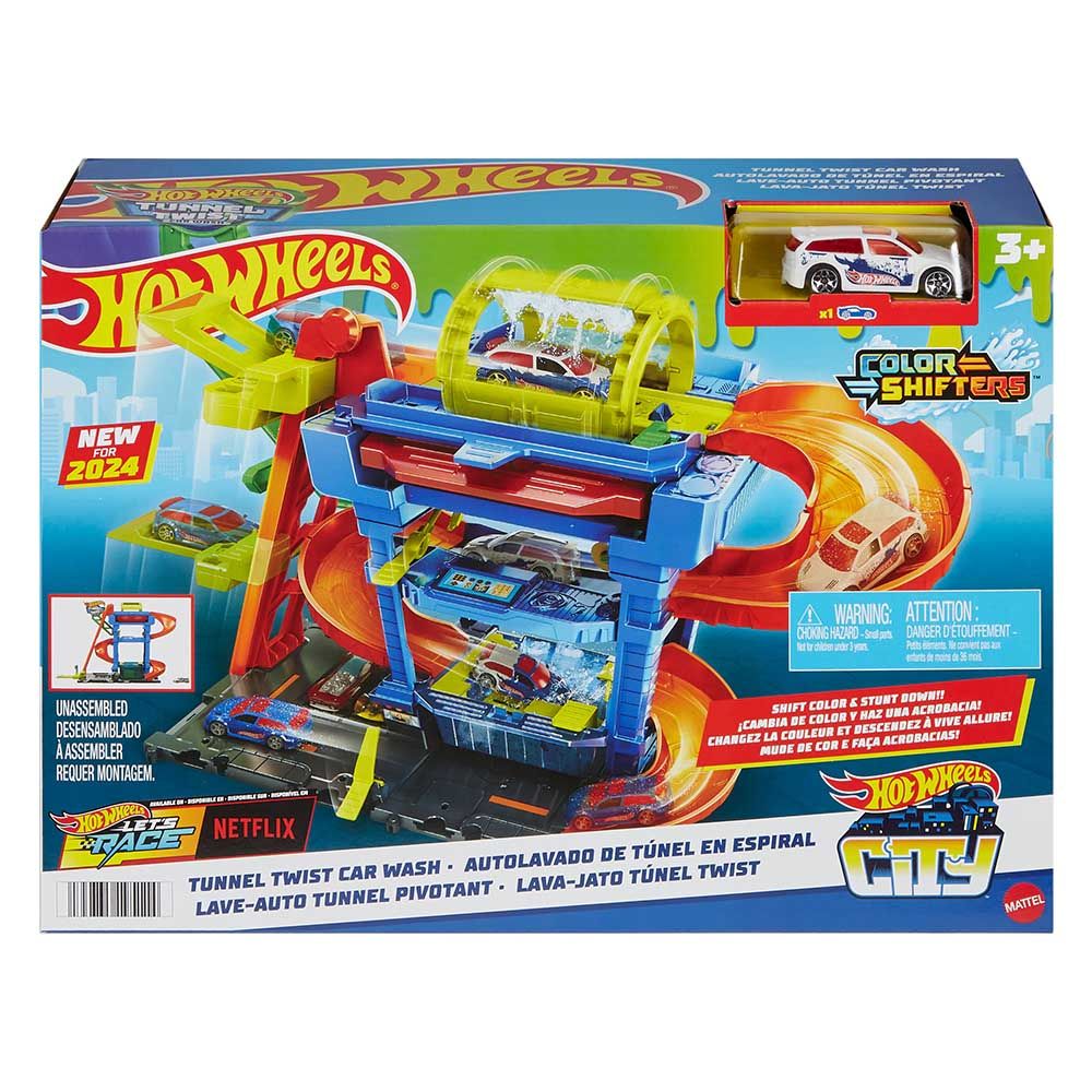 Hot Wheels - City Ecl Car Wash Playset