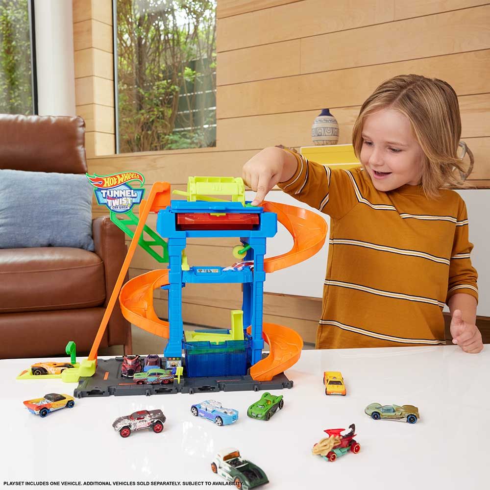 Hot Wheels - City Ecl Car Wash Playset