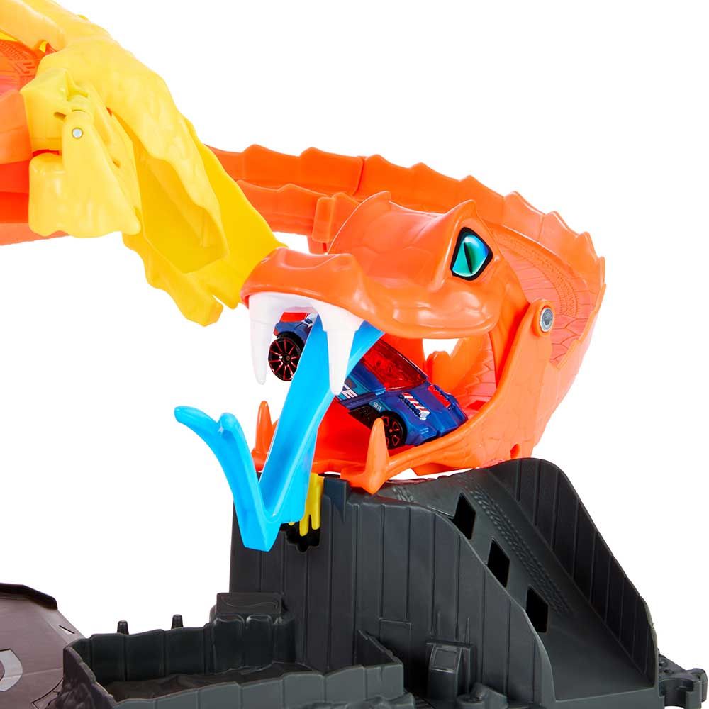 Hot Wheels - City Snake And Pizza Shop Playset