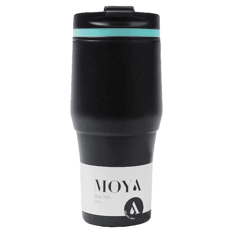 Moya - High Tide Travel Coffee Mug - 380ml - Blue/Black