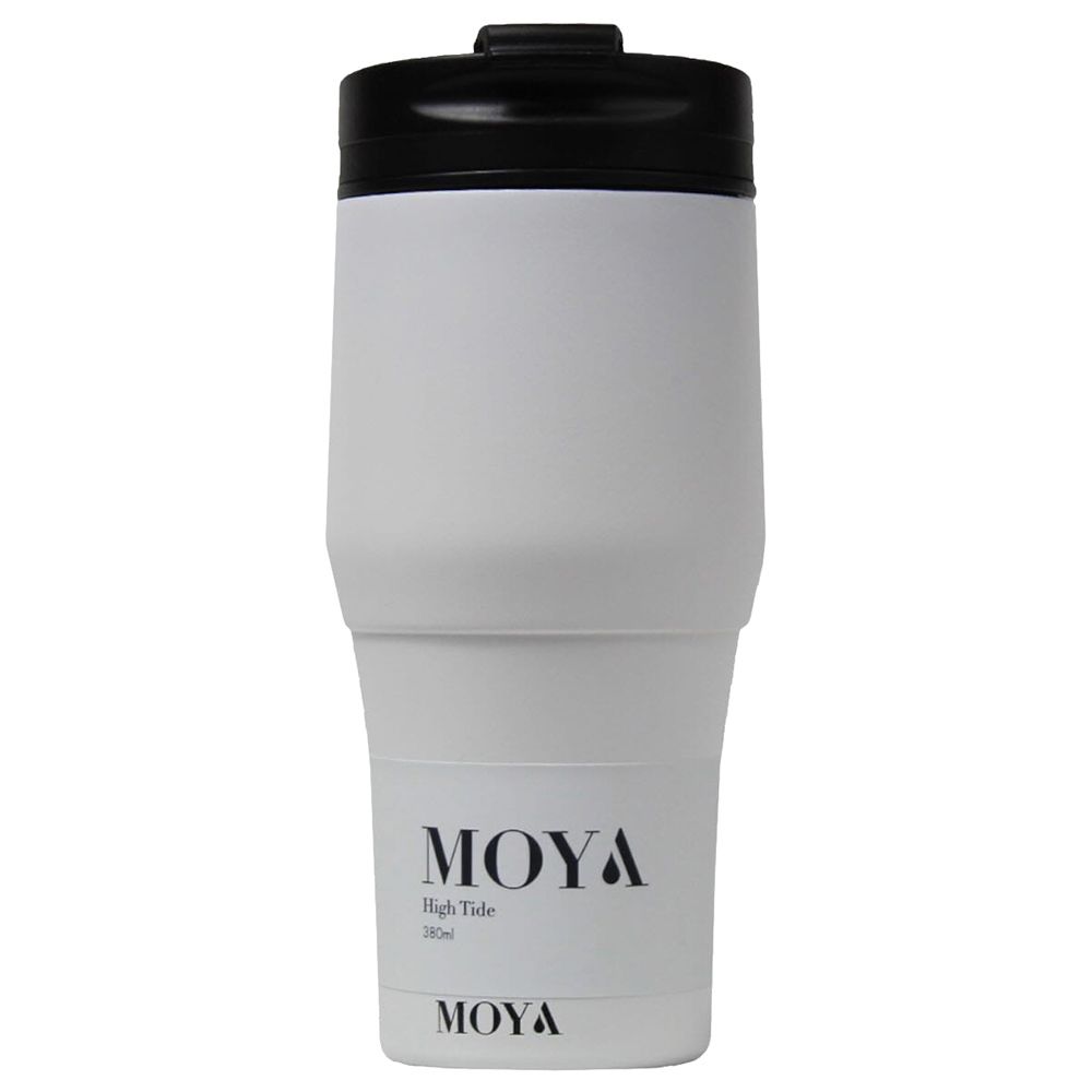 Moya - High Tide Travel Coffee Mug - 380ml - Black/White