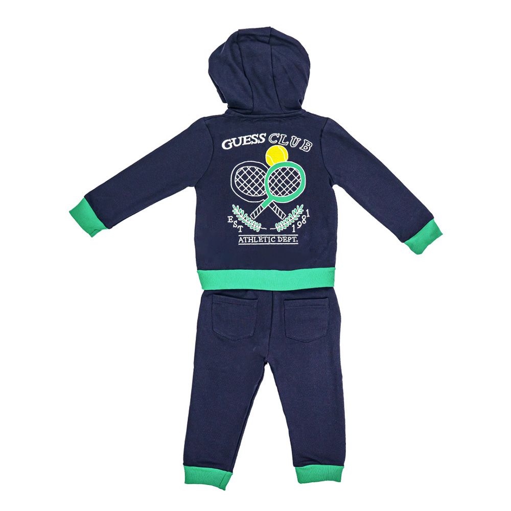 Guess - 2pc-Set - Boy's Hooded Jacket & Joggers - Blue