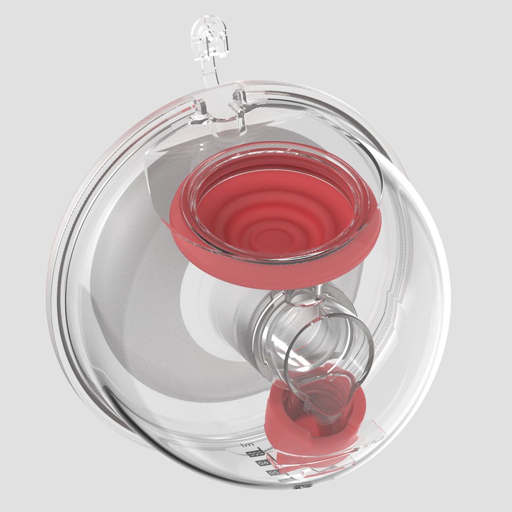 Imani - Breast Pump Replacement Membranes Protector - Red