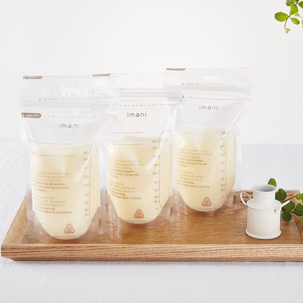 Imani - Milk Storage Bags - Clear - 180 ml - 30 pcs