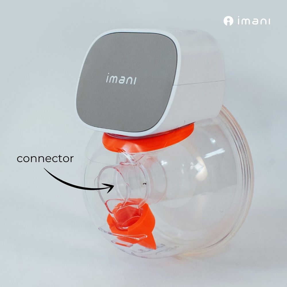 Imani - Breast Pump Replacement Valve Base Connector - Clear