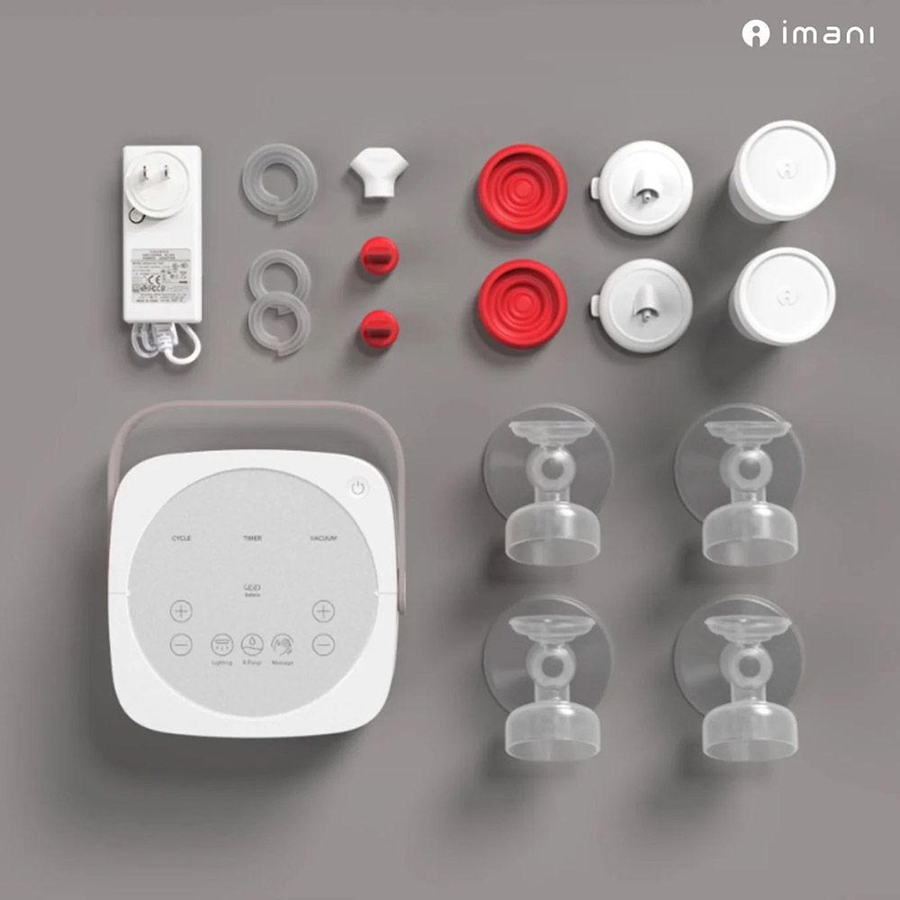 Imani - i1 Plus Wearable Electric Breast Pump - White