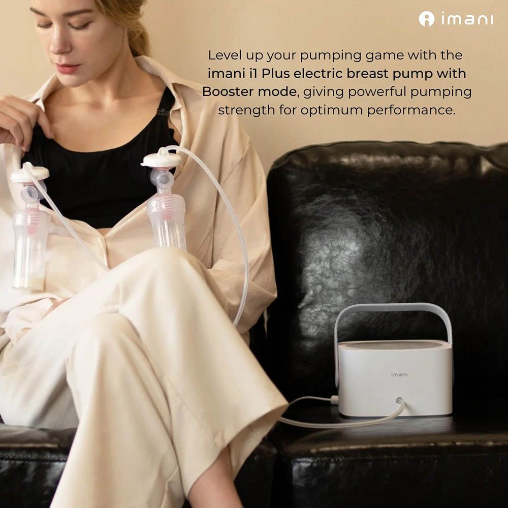 Imani - i1 Plus Wearable Electric Breast Pump - White