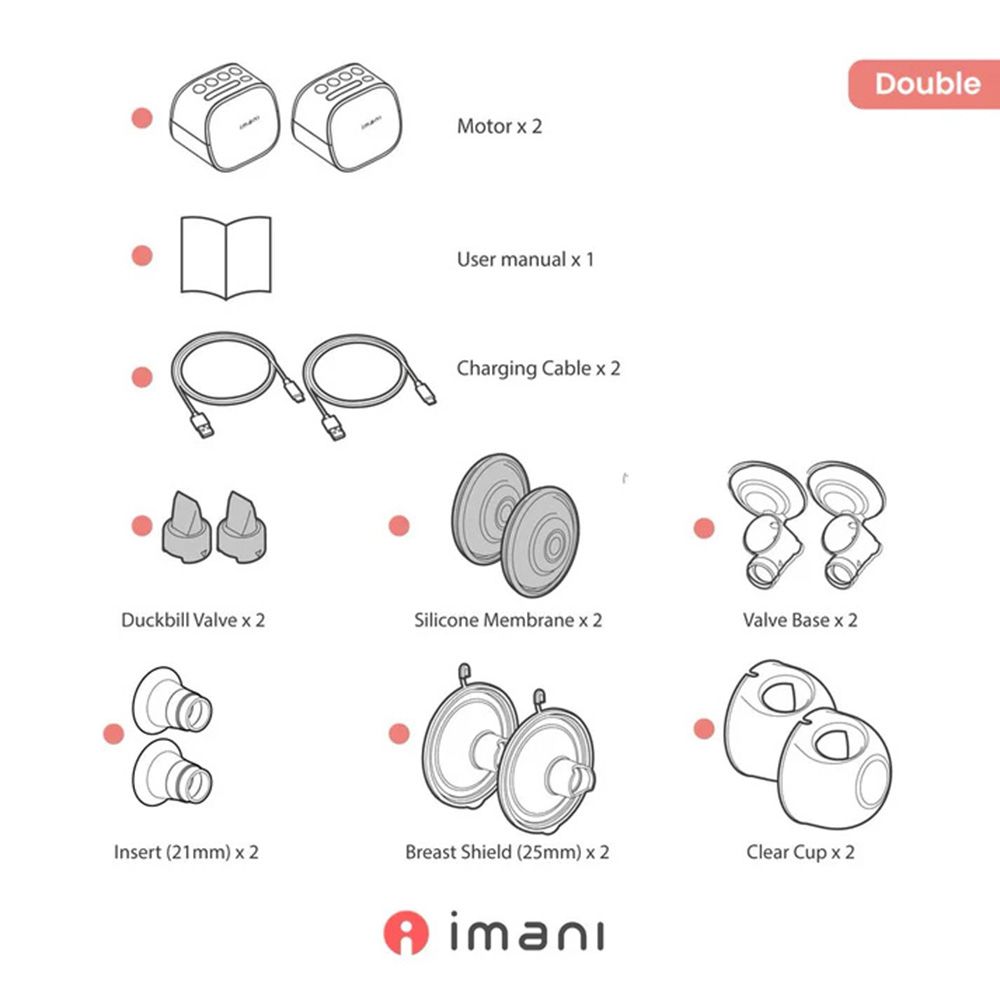 Imani - i2 Plus Wearable Electric Breast Pump