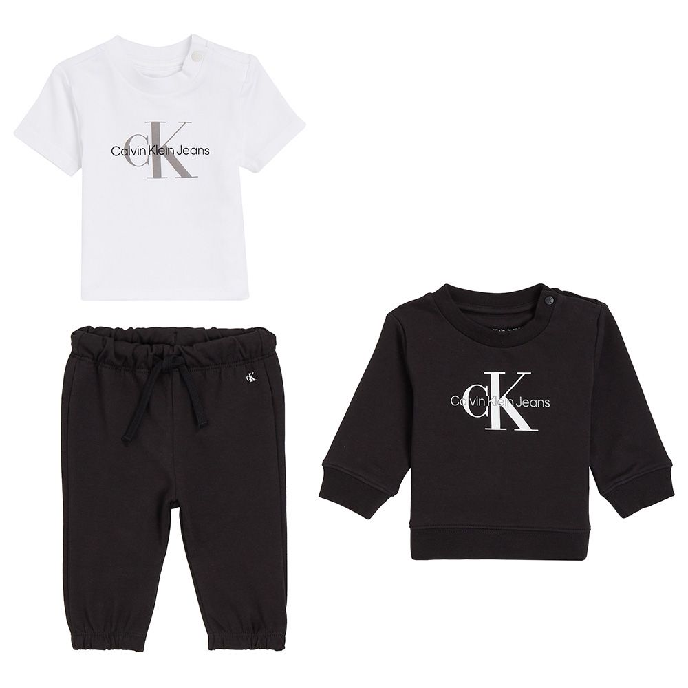 Calvin Klein - 3pc-Set - Monogram Starter Giftpack - Black