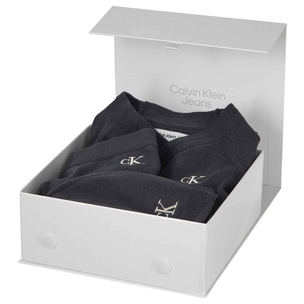 Calvin Klein - 3pc-Set - Cashmere Blend Knit Giftpack - Grey