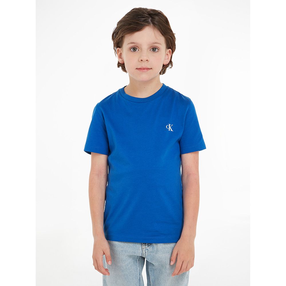 Calvin Klein - 2pc-Set - Boys Monogram T-Shirt - Kettle Blue/Grey Heather