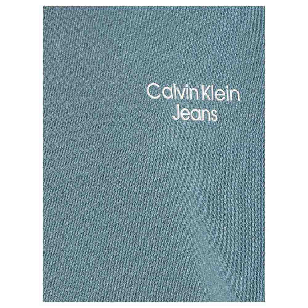 Calvin Klein - CKJ Stack Logo Hoodie - Blue