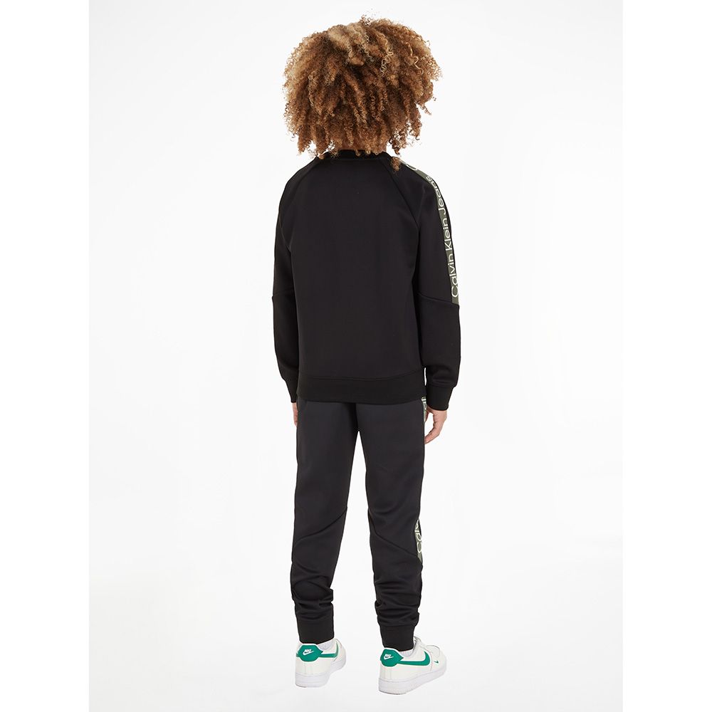 Calvin Klein - Ck Tape Crewneck Sweatshirt - Black