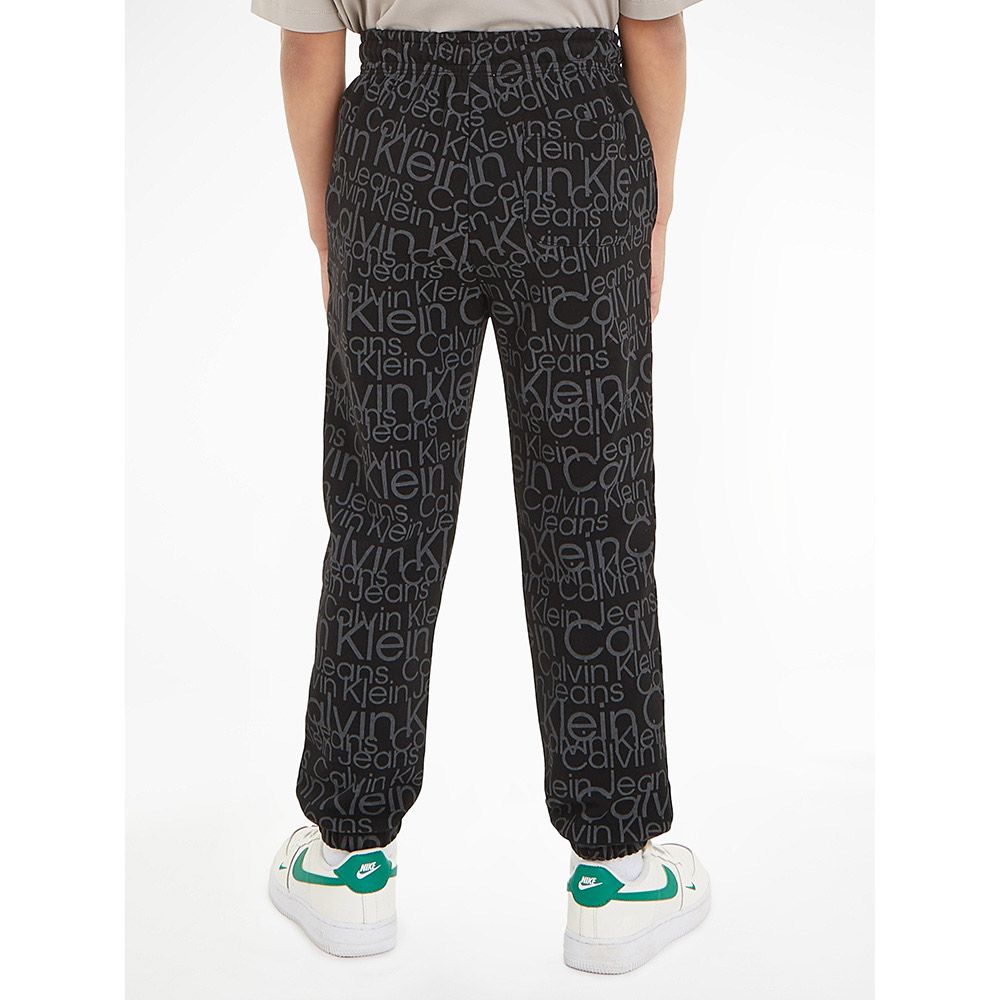 Calvin Klein - Glow In The Dark Aop Knit Pants - Debossed Black