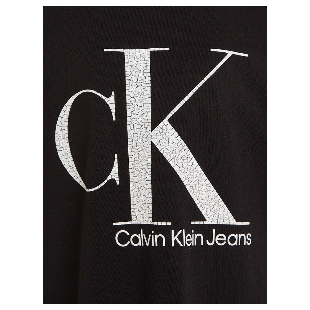 Calvin Klein - Marble Monogram Short Sleeves T-Shirt - Black