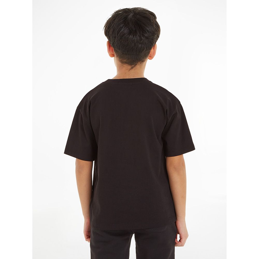 Calvin Klein - Marble Monogram Short Sleeves T-Shirt - Black