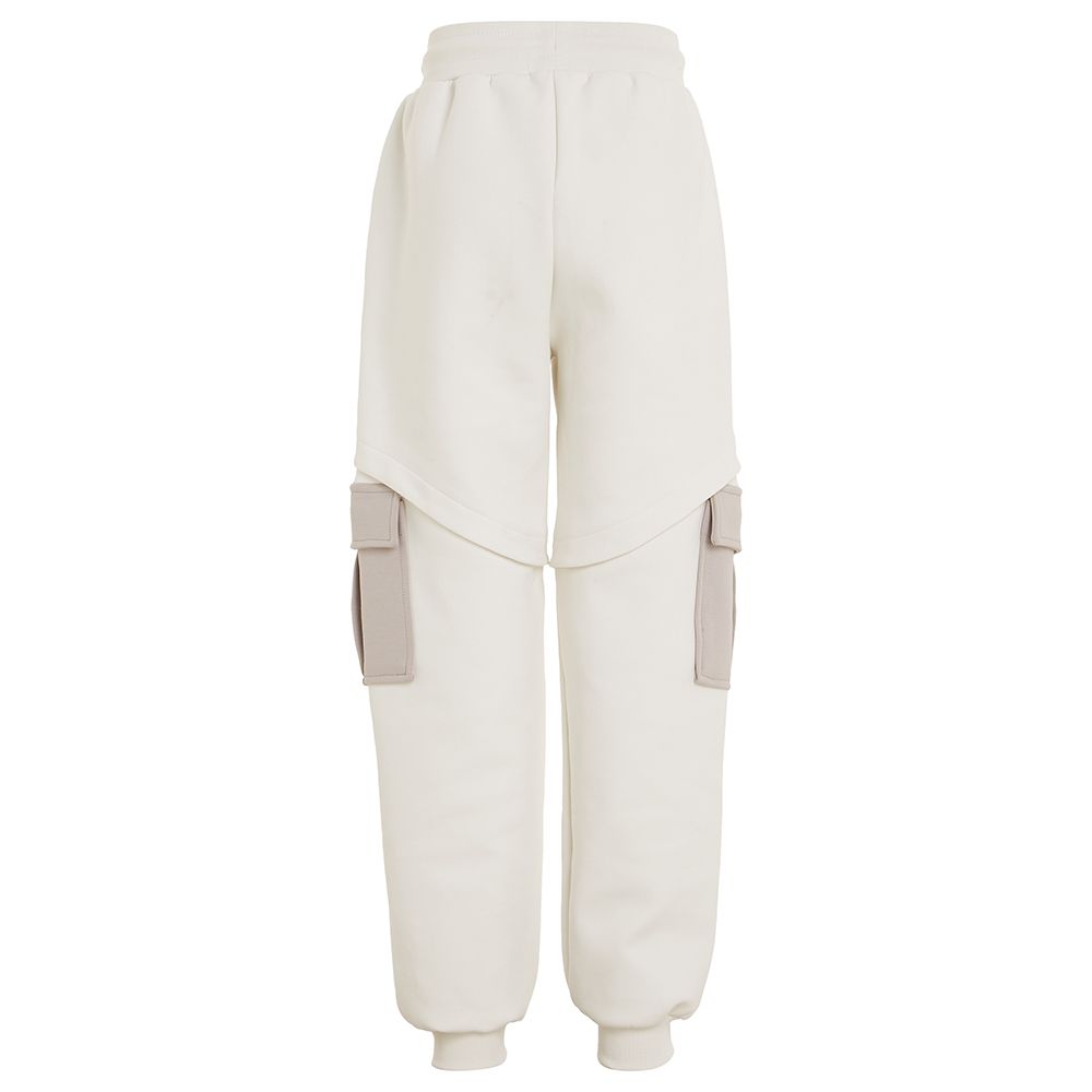 Calvin Klein - Spacer Color Block Joggers - Ivory