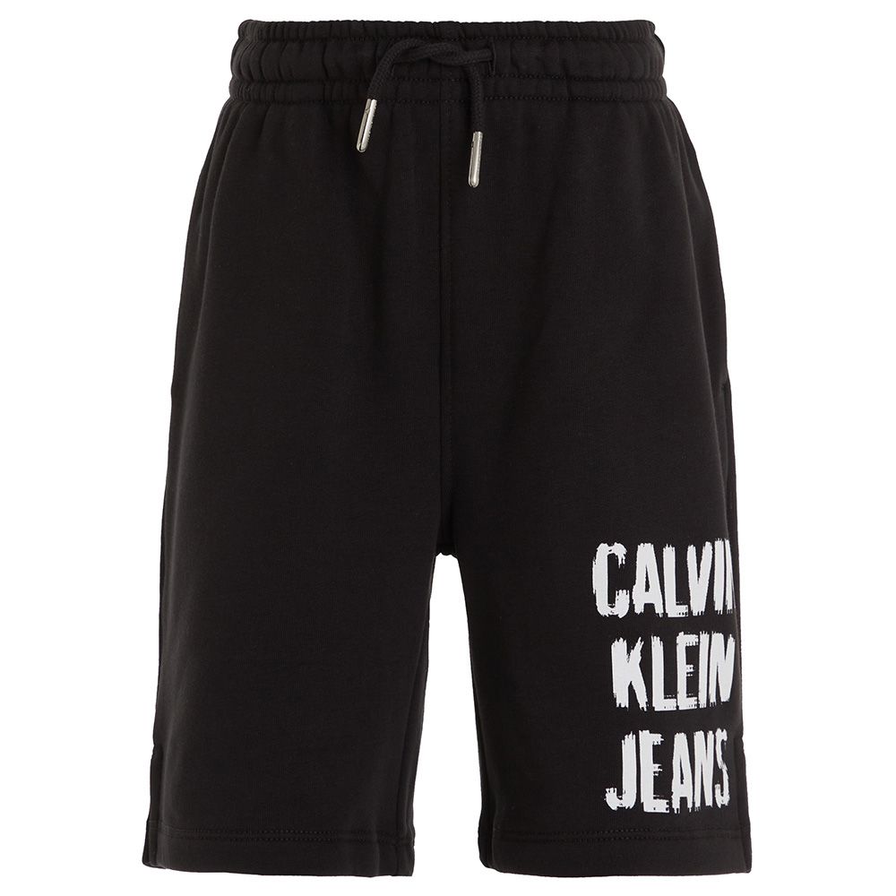 Calvin Klein - Pixel Logo Relaxed Shorts - Black