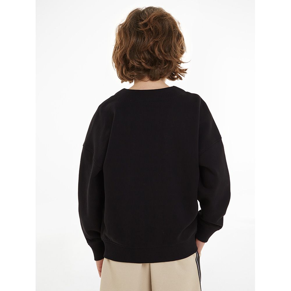 Calvin Klein - Relaxed Terry Cardigan - Black