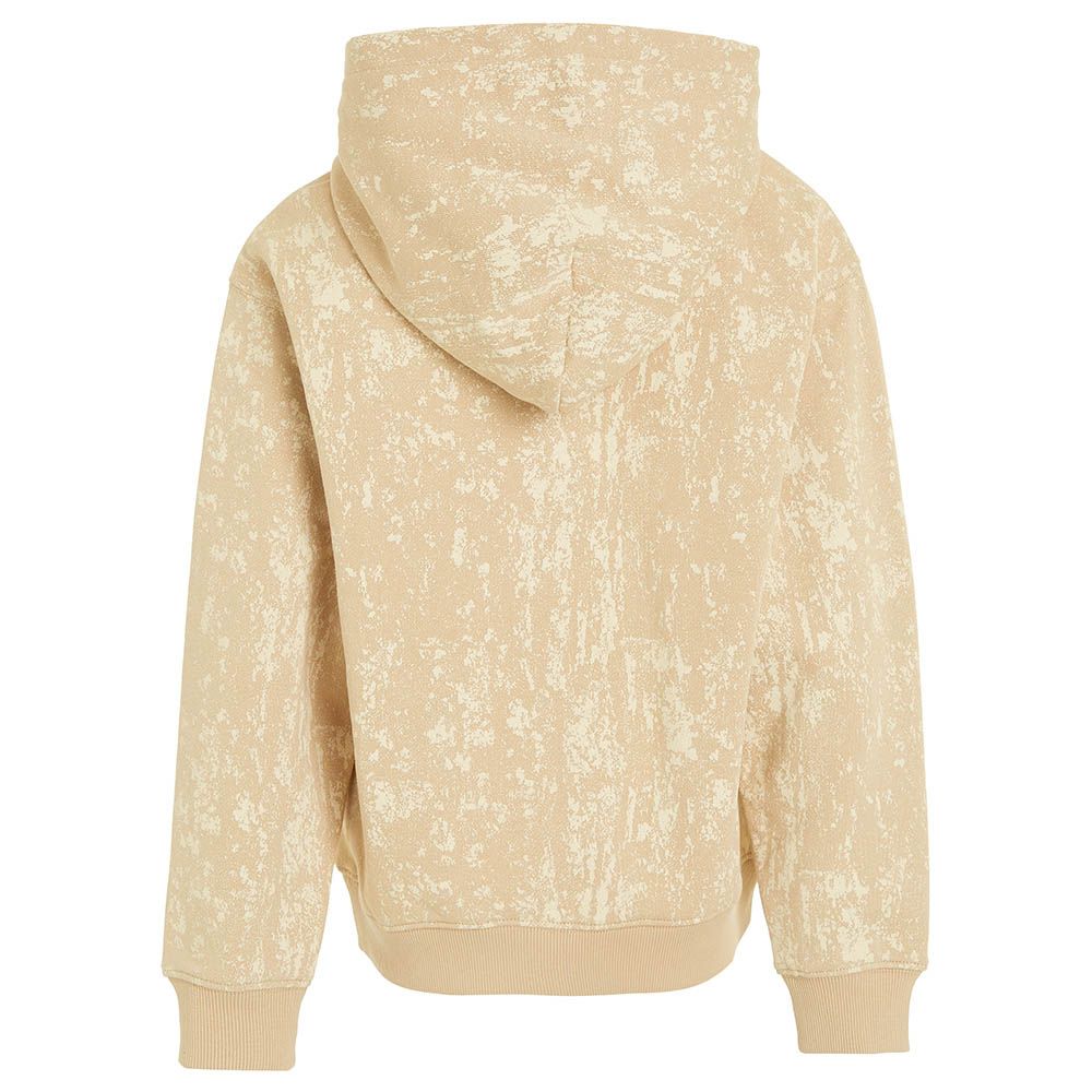 Calvin Klein - Second Skin Aop Hoodie - Beige