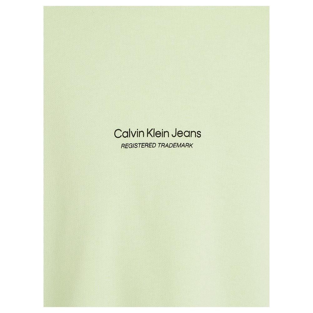 Calvin Klein - Pixel Logo Terry Relaxed Hoodie - Green