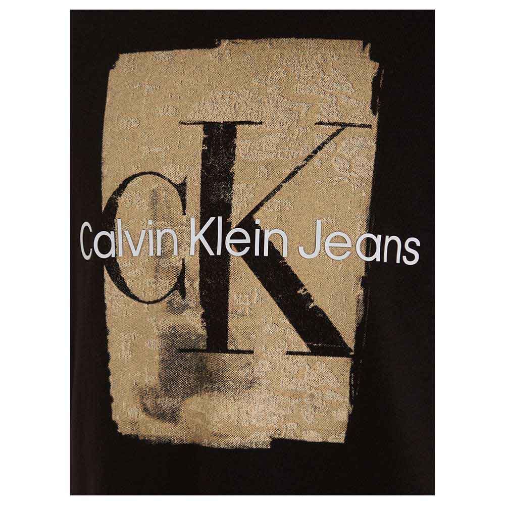 Calvin Klein - Second Skin Print Short Sleeve T-Shirt - Black