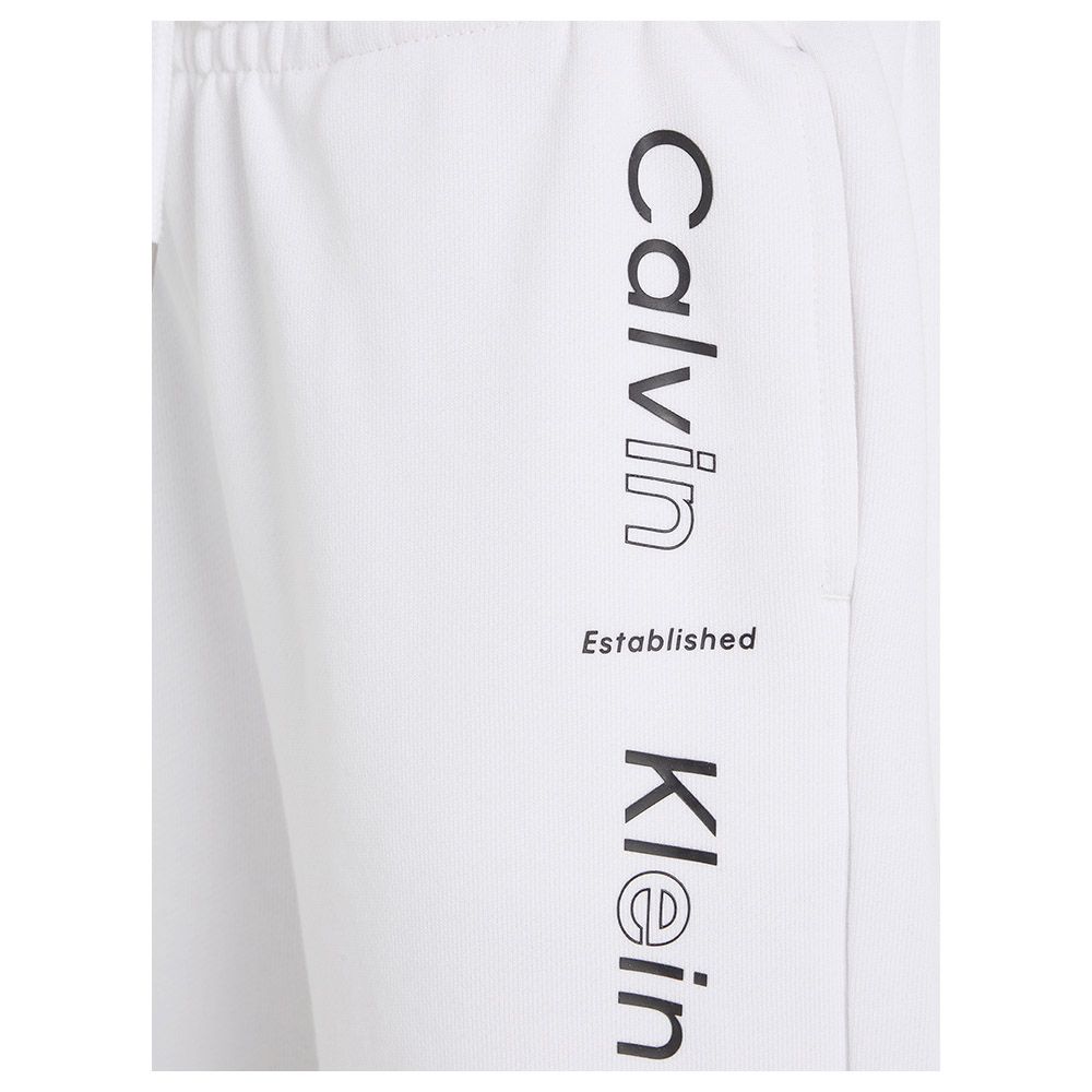 Calvin Klein - Logo Relaxed Shorts - White