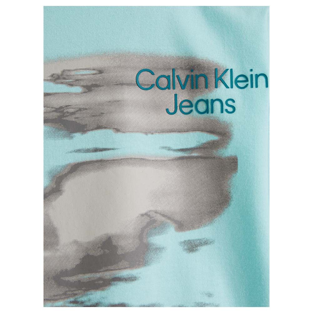 Calvin Klein - Serenity Back Print Relaxed T-Shirt - Blue