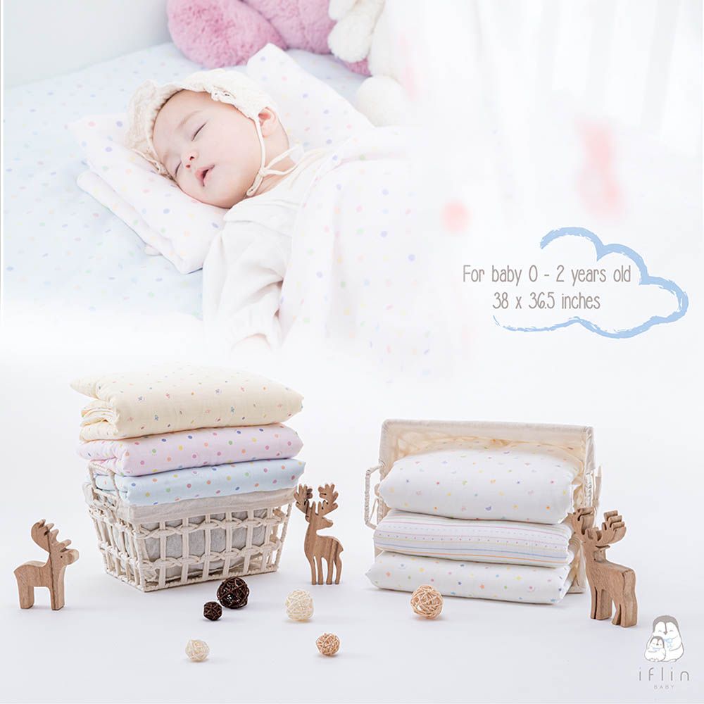 Iflin Baby - My Cozy Bamboo Blanket - Playful Stripes