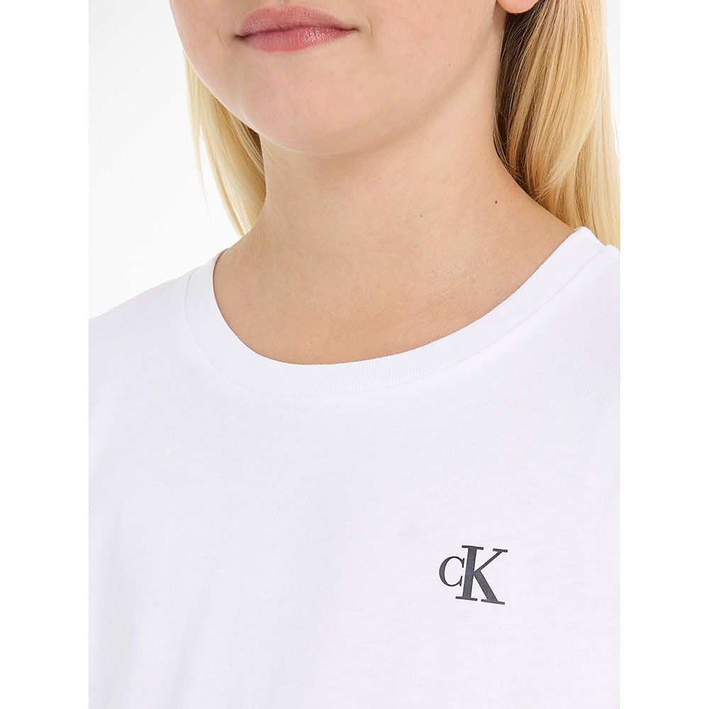 Calvin Klein - 2pc-Set - Monogram Logo Design T-Shirt - Pink