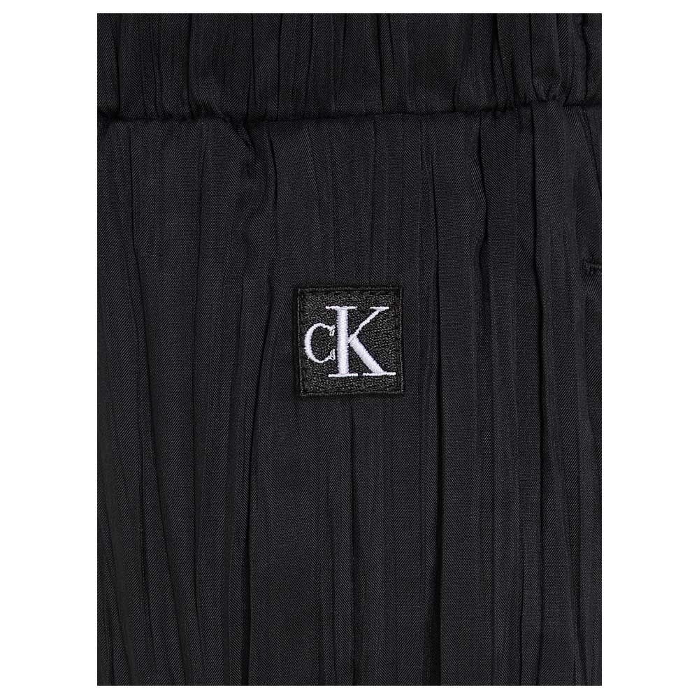 Calvin Klein - Festive Plisse Pants - Black