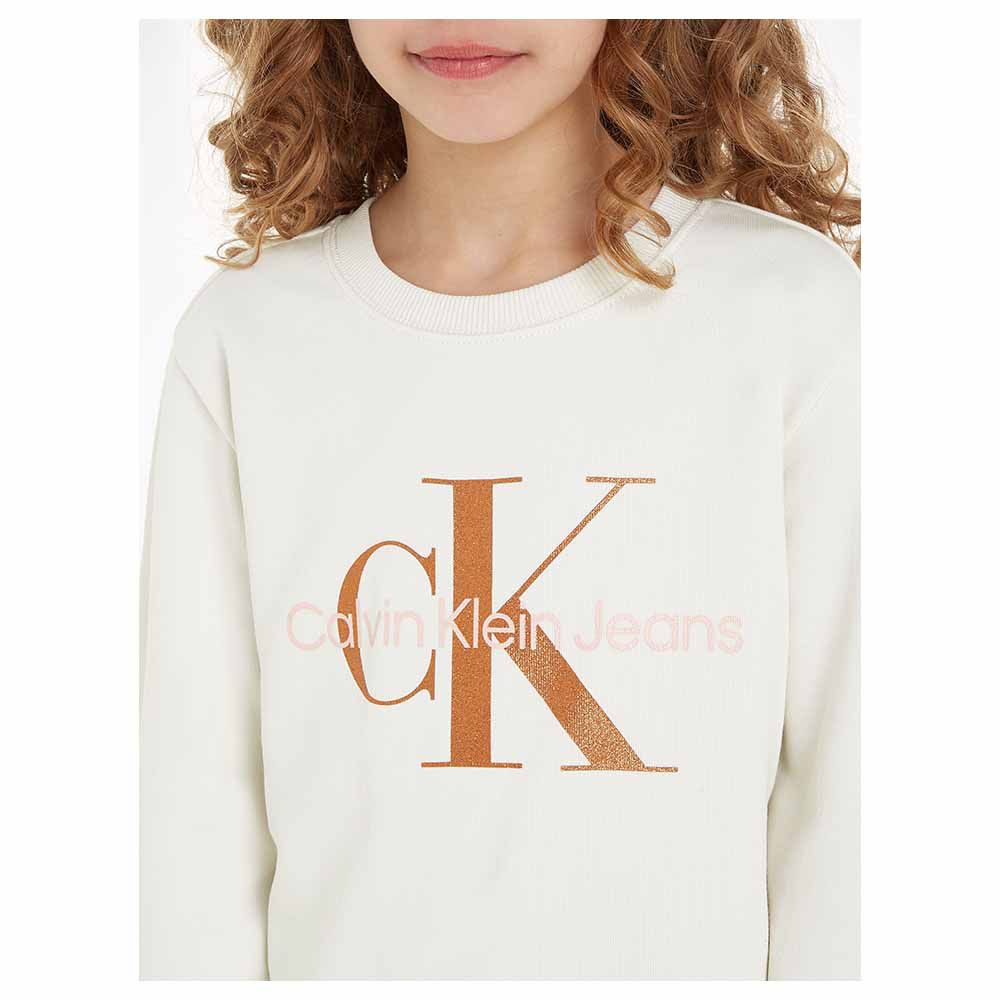 Calvin Klein - Bronze Monogram Sweatshirt - Ivory