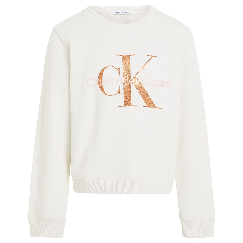 Calvin Klein - Bronze Monogram Sweatshirt - Ivory