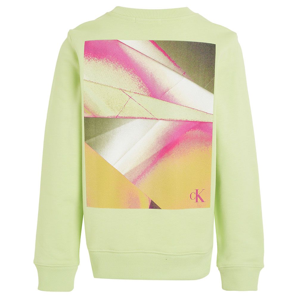 Calvin Klein - Colour Flow Graphic Sweatshirt - Green