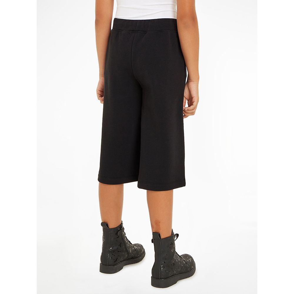 Calvin Klein - Ck Logo Culotte Sweatpants - Black