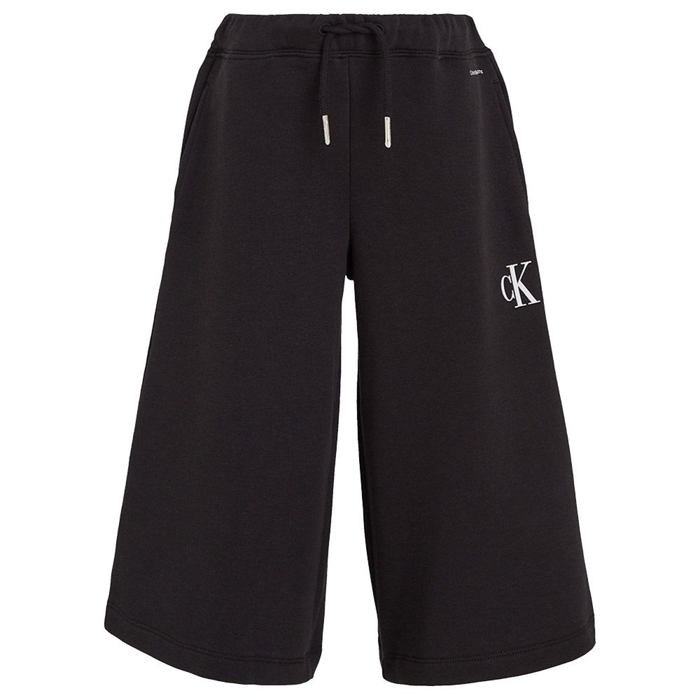 Calvin Klein - Ck Logo Culotte Sweatpants - Black