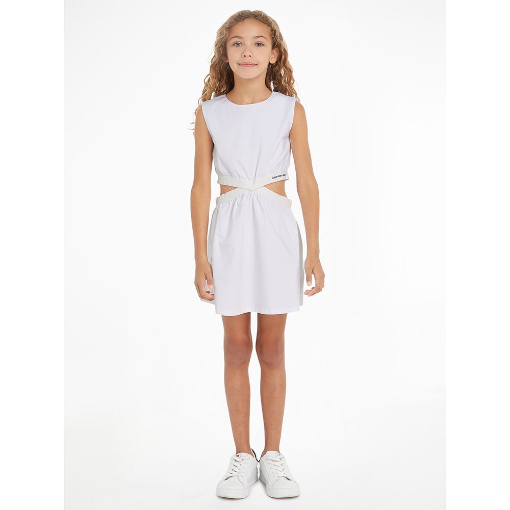 Calvin Klein - Minimalistic Sleeveless Dress - White