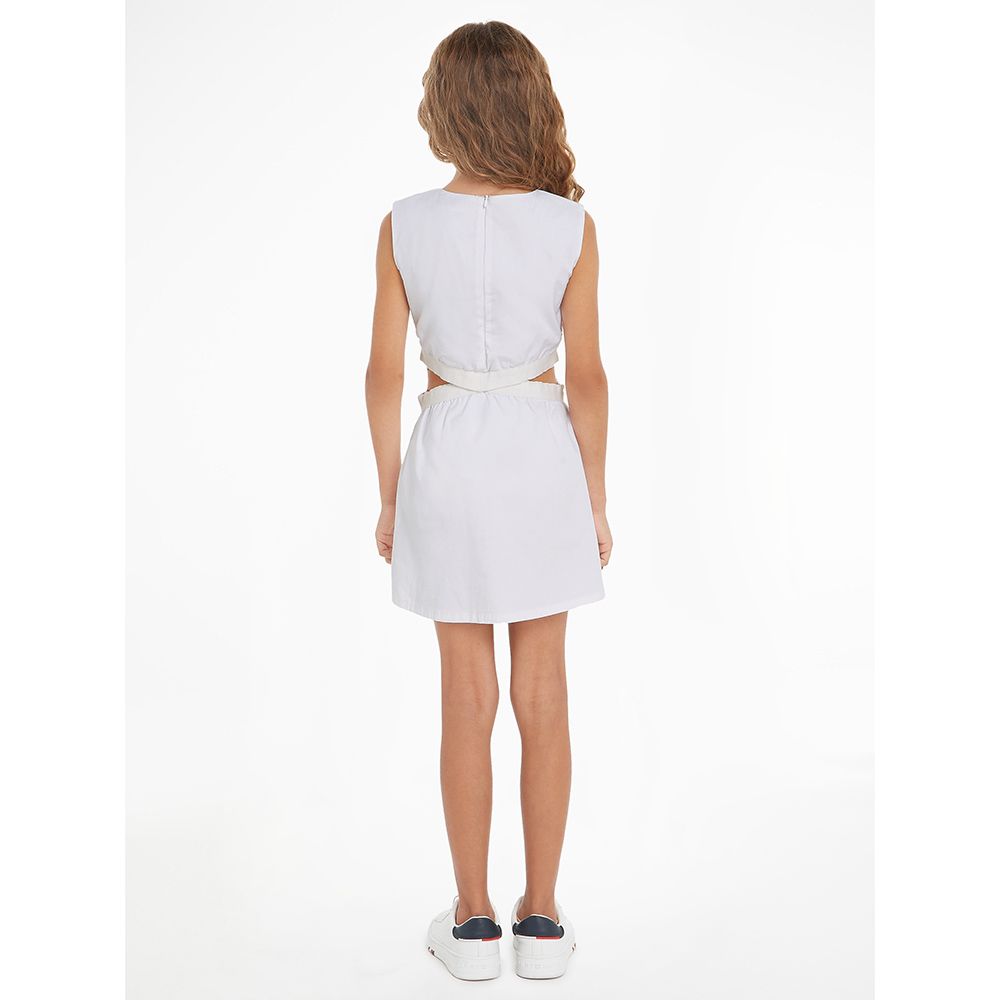 Calvin Klein - Minimalistic Sleeveless Dress - White