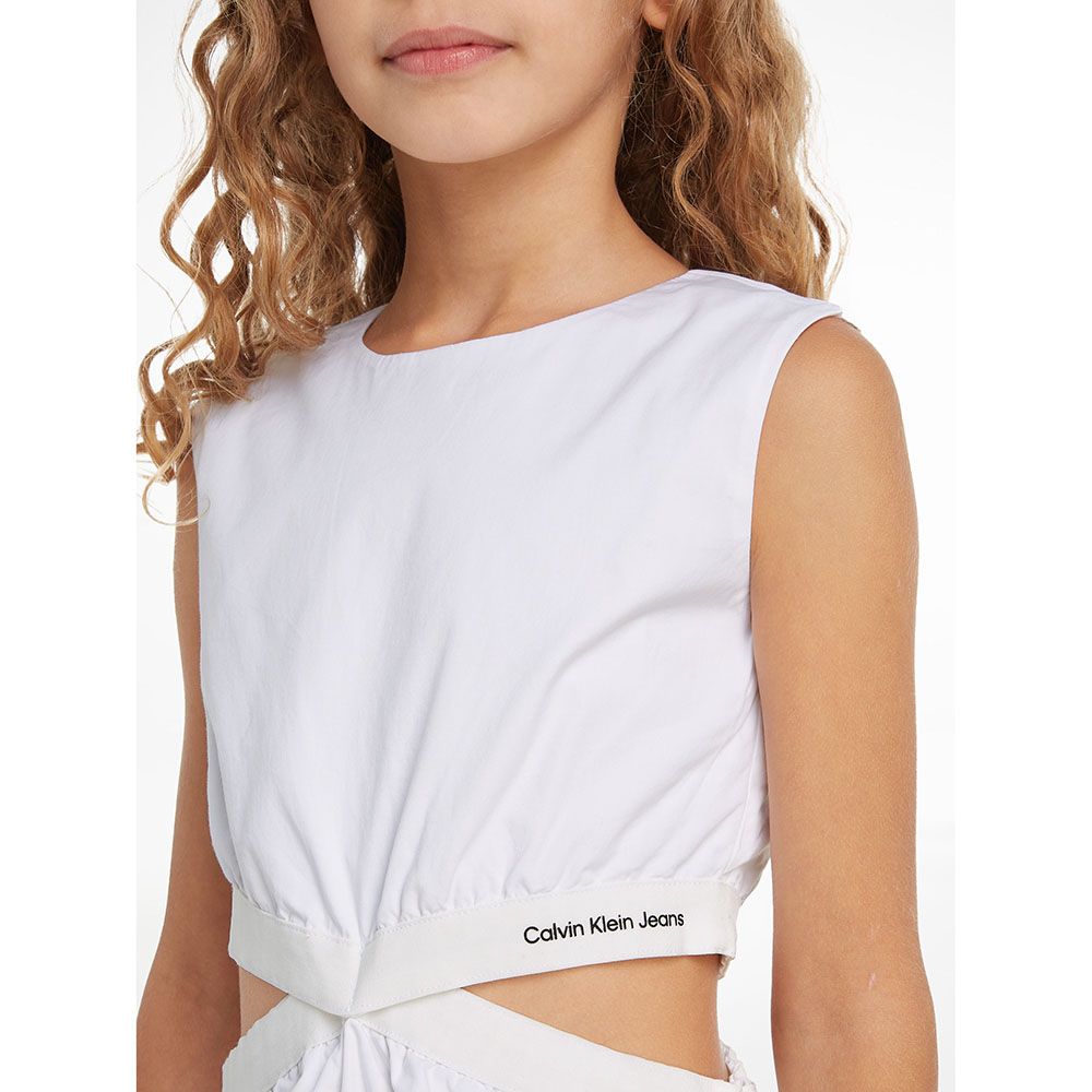 Calvin Klein - Minimalistic Sleeveless Dress - White