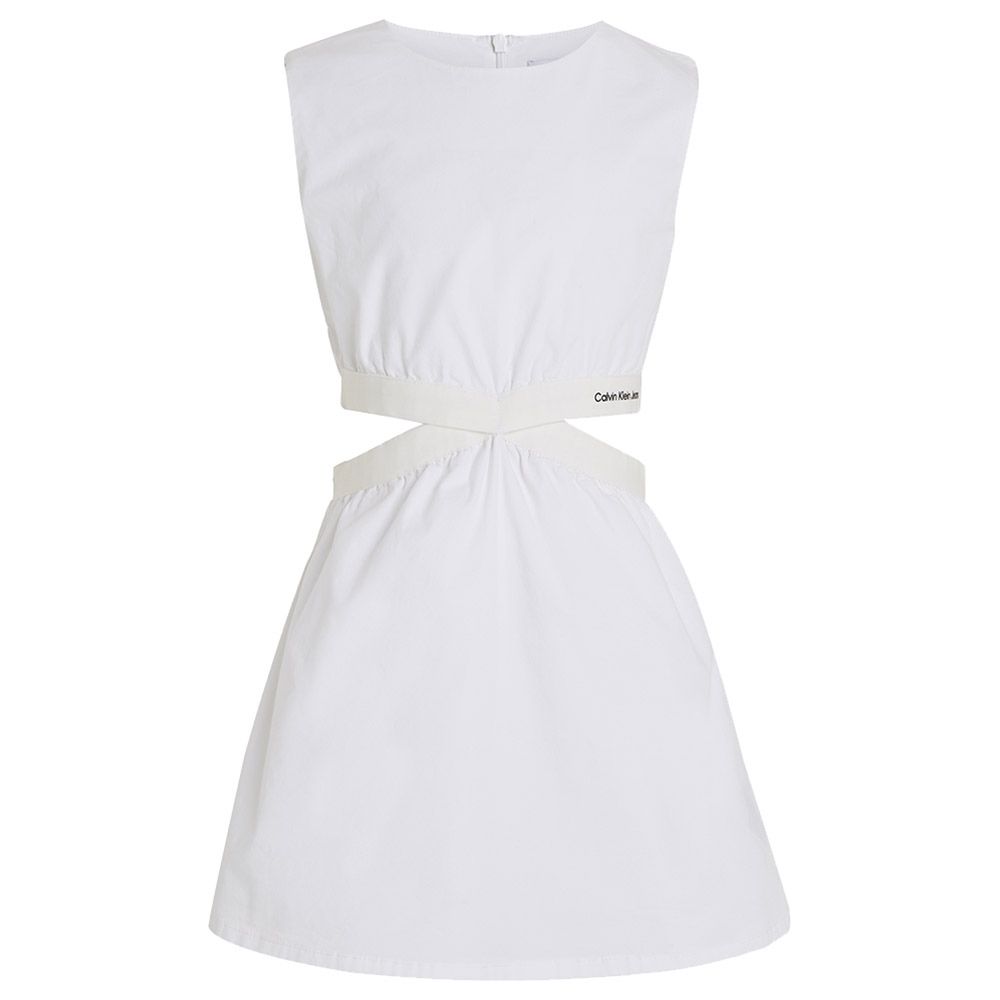 Calvin Klein - Minimalistic Sleeveless Dress - White