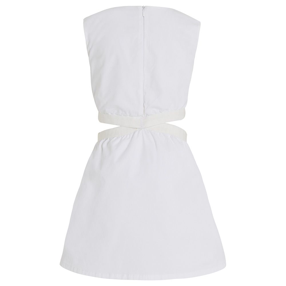 Calvin Klein - Minimalistic Sleeveless Dress - White